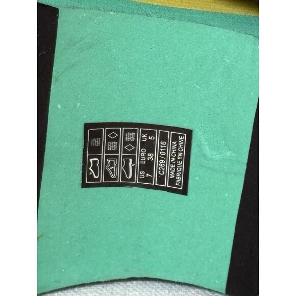 Rocket Dog Platform Flip Flops Rainbow Wedge Black Women's Size 7 - Picture 5 of 5